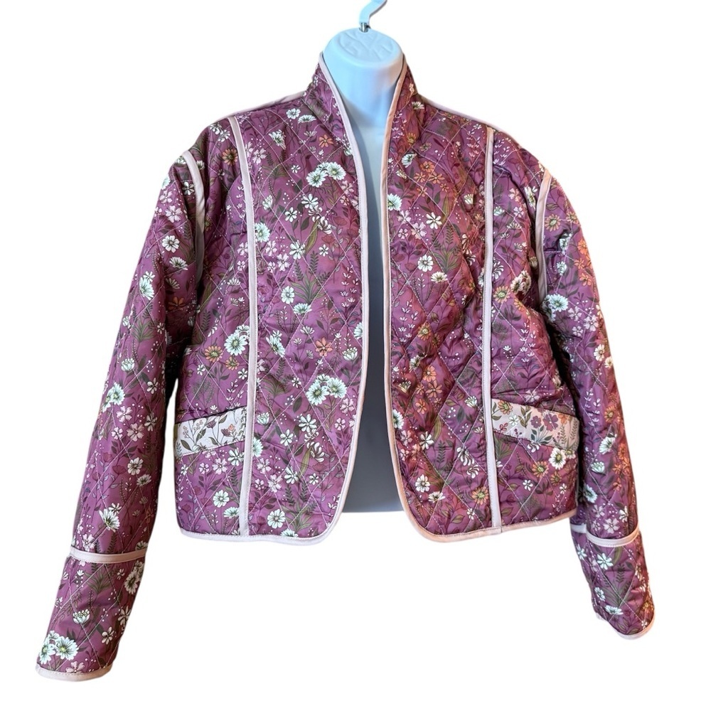 Simply Southern Reversible Quilted Floral Jacket – NWT size small - Picture 2 of 12